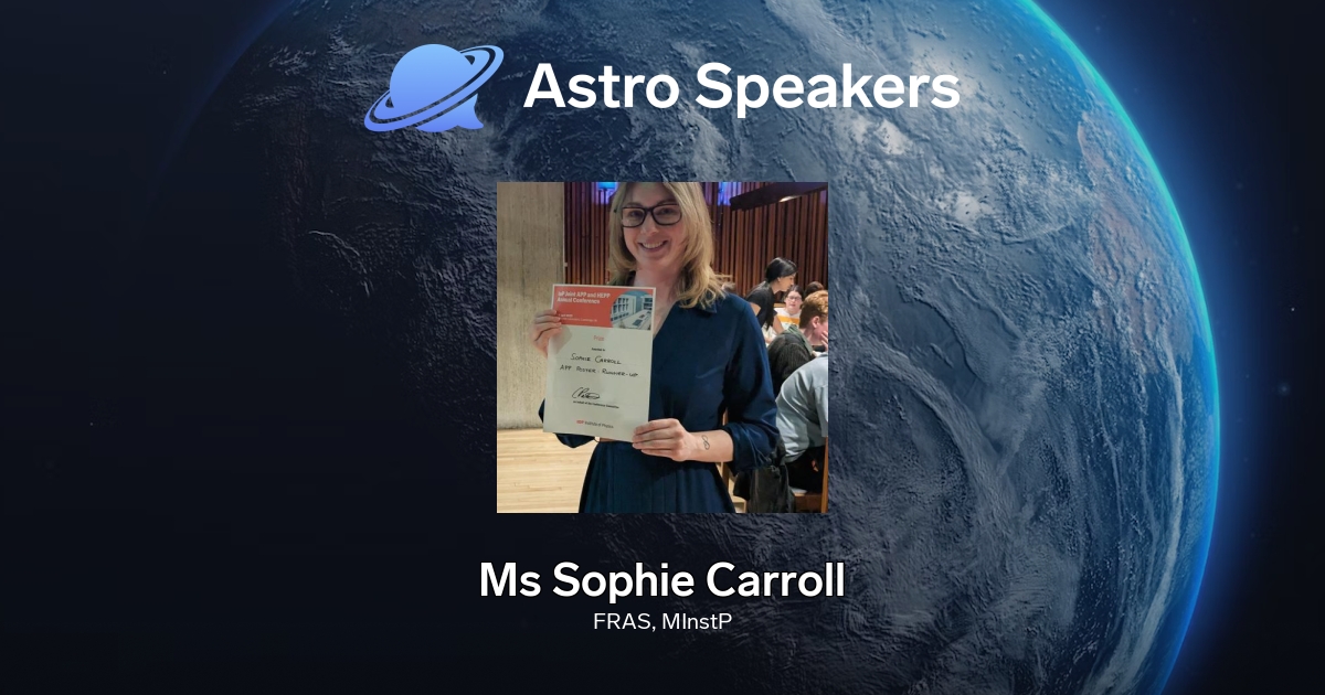 Ms Sophie Carroll - Astro Speakers